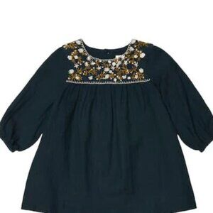 Bonpoint Baby Girls Embroidered Wool Dress